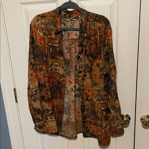Chico’s 100% linen blouse size 3 (xl)